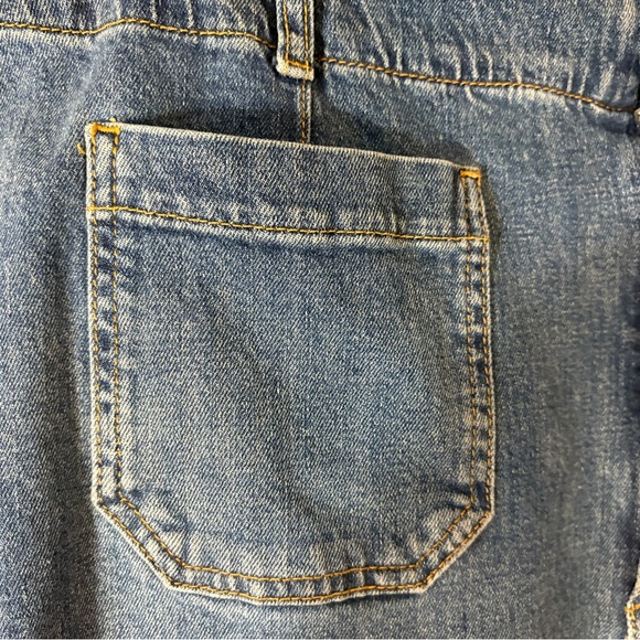 Anthropologie Pilcro Skipper Blue Wide Leg Jeans 31/10 - Picture 3 of 15